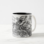 skeleton Angriffs-Tasse Zweifarbige Tasse (VorderseiteRechts)