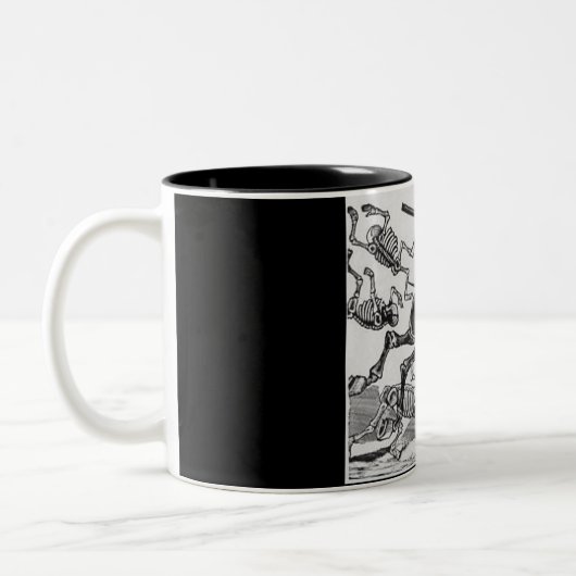 skeleton Angriffs-Tasse Zweifarbige Tasse (Links)