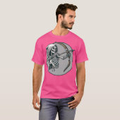 Skeleton Archer Fantasy and Archery Grim Sensenman T-Shirt (Vorne ganz)