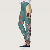 Skeleton Art Halloween Skull Ribcage Grateful Dead Leggings (Links)