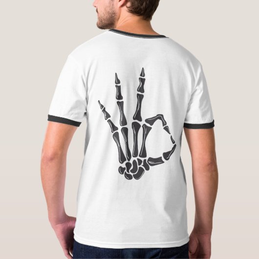 Skeleton Art Man T-Shirt (Rückseite)