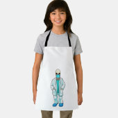 Skeleton as Doctor with Face mask Schürze (Insitu)