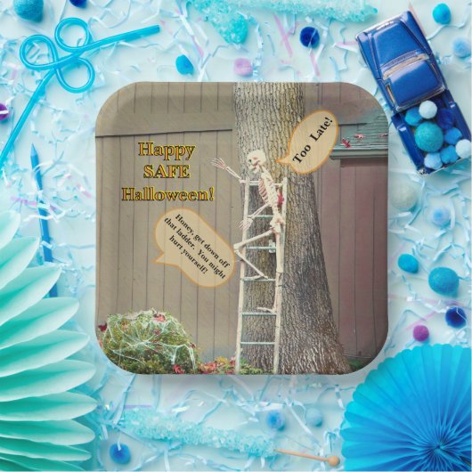 SKELETON AUF LADDER/EHEFRAU PAPPTELLER (Party)