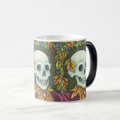 SKELETON AUTUMN GENTLEMAN, HALLOWEEN MORPHER TASSE (VorderseiteRechts)