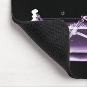 Skeleton B&W Bad-Zeit des Röntgenstrahl-lila Mousepad (Ecke)