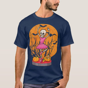 Skeleton Ballerina Ballerina Ballet Niedlich Hallo T-Shirt