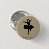 skeleton Ballerina Button (Vorne & Hinten)