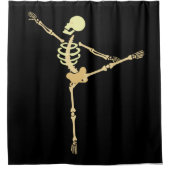 Skeleton Ballerina Duschvorhang (Vorderseite)