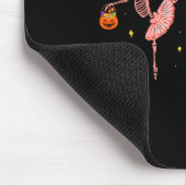 Skeleton Ballerina Halloween Kürbislaterne Dancer Mousepad (Ecke)