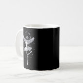 Skeleton Ballerina Kaffeetasse (Vorderseite Links)