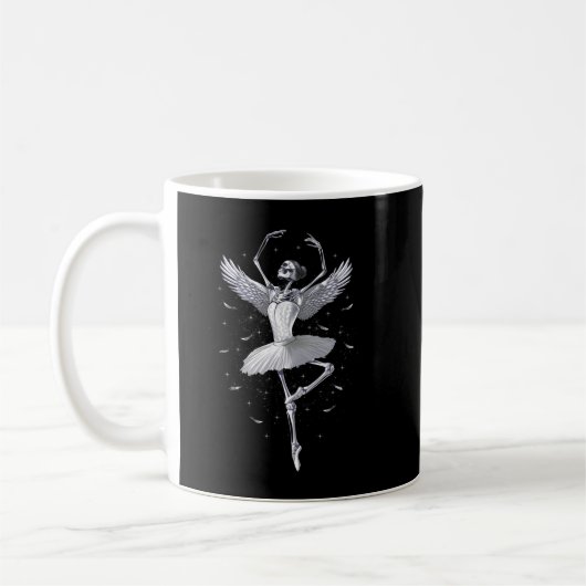 Skeleton Ballerina Kaffeetasse (Links)