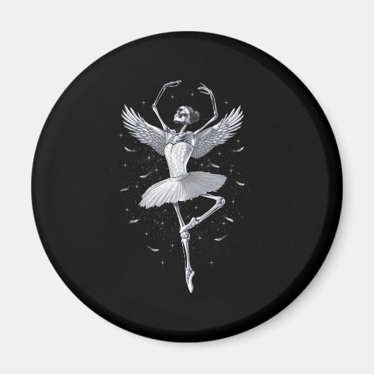 Skeleton Ballerina Magnet (Vorne)