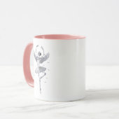 Skeleton Ballerina Tasse (Vorderseite Links)