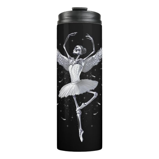 Skeleton Ballerina Thermosbecher (Vorderseite)