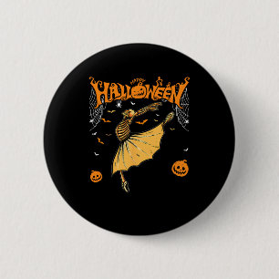 Skeleton Ballerinas Balletttanz Niedlich Halloween Button