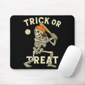 Skeleton Baseball Halloween Costume Funny Men Boys Mousepad (Mit Mouse)