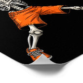 Skeleton Baseball Halloween Kostüm Funny Men Boys Poster (Ecke)