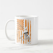 Skeleton Baseball Player Fan Skeleton Halloween Ba Kaffeetasse (Links)