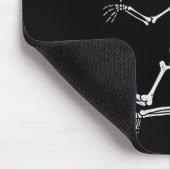 Skeleton Basketball Halloween Kostüm Männer Jungen Mousepad (Ecke)