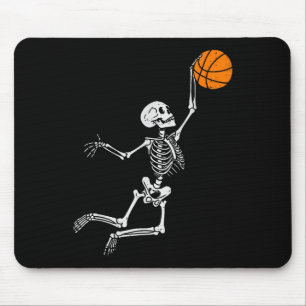 Skeleton Basketball Halloween Kostüm Männer Jungen Mousepad