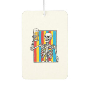 Skeleton Beer Rainbow Vintage Gravur-Shirt_1 Autolufterfrischer