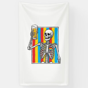 Skeleton Beer Rainbow Vintage Gravur Shirt_1 Banner