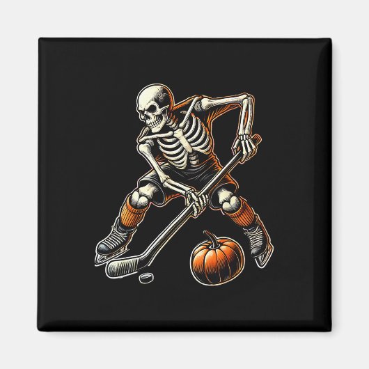 Skeleton beim Eishockeyspiel Magnet (Vorne)