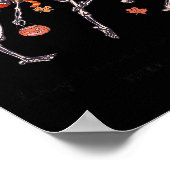 Skeleton Bible Verse Dry Bones Come Alive Christia Poster (Ecke)