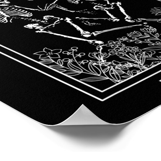 Skeleton Bible Verse Dry Bones Come Alive Christia Poster (Ecke)