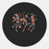 Skeleton Bible Verse Dry Bones Come Alive Christia Runder Aufkleber (Vorderseite)