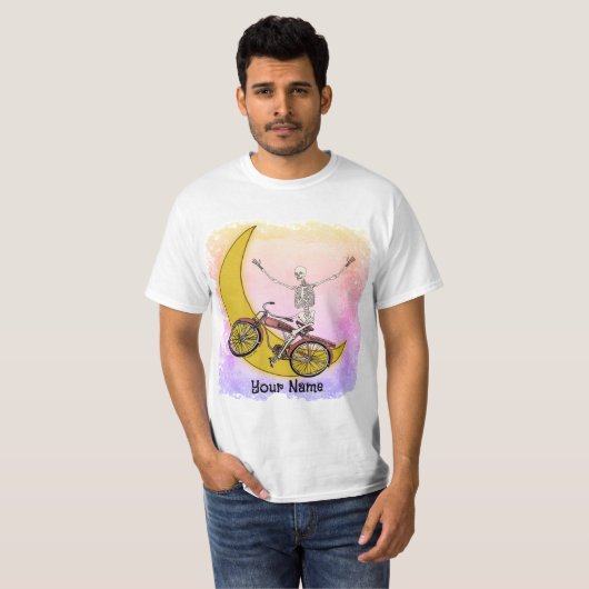 Skeleton Bicycle T - Shirt (Vorne ganz)