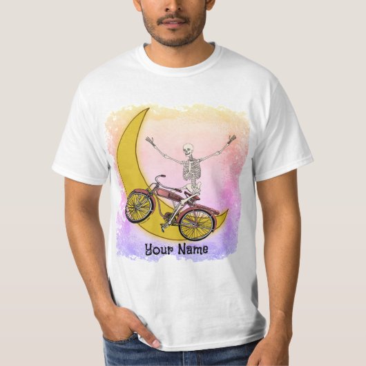 Skeleton Bicycle T - Shirt (Vorderseite)
