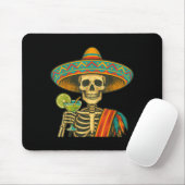 Skeleton-Bier Cinco de Mayo Fiesta Mousepad (Mit Mouse)
