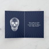 Skeleton Biker 18th birthday card Karte (Innenseite)