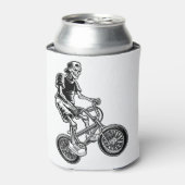 Skeleton Biking Skeleton Dosenkühler (Kanne Vorderseite)