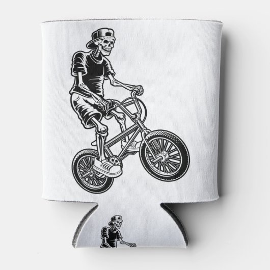 Skeleton Biking Skeleton Dosenkühler (Vorderseite)