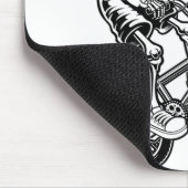 Skeleton Biking Skeleton Mousepad (Ecke)