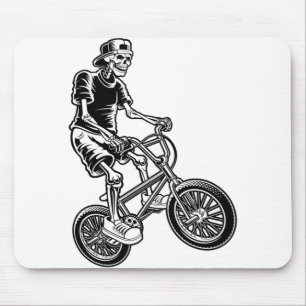 Skeleton Biking Skeleton Mousepad