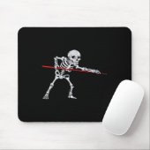 Skeleton Billiards Billiard Pool Snooker Halloween Mousepad (Mit Mouse)