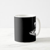 Skeleton Billiards Halloween Pool Snooker Billiard Kaffeetasse (VorderseiteRechts)