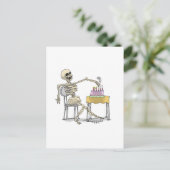 sKeLeToN BiRtHdAy CaKe Postkarte (Stehend Vorderseite)