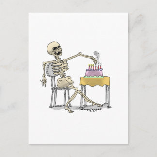 sKeLeToN BiRtHdAy CaKe Postkarte