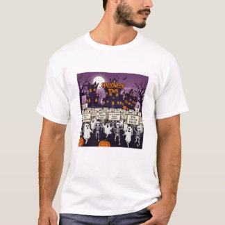 Skeleton Boo Halloween Kundgebung T - Shirt | Spoo
