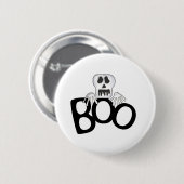 Skeleton Boo Tshirts und Geschenke Button (Vorne & Hinten)
