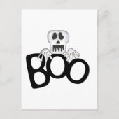 Skeleton Boo Tshirts und Geschenke Postkarte (Vorderseite)