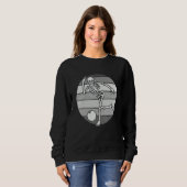 Skeleton Bowling Retro Bowler Gifts Funny Bowling Sweatshirt (Vorne ganz)