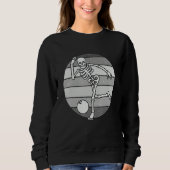 Skeleton Bowling Retro Bowler Gifts Funny Bowling Sweatshirt (Vorderseite)
