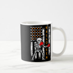 Skeleton Boxen Halloween Boxer Kickboxen MMA USA  Kaffeetasse