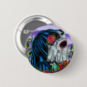 Skeleton Braut Button (Vorne & Hinten)