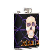 Skeleton Brew Vinyl Wrapped Flask Flachmann (Rechts)